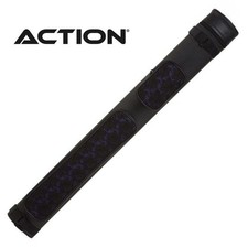 Action ACL22 Purple/Black 2 Butt 2 Shaft Cue Case 2B/2S