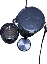 Canon Lens FD 135mm 1:2.5 S.C. Telephoto Lens 135mm f2.5 SC with Caps and Case