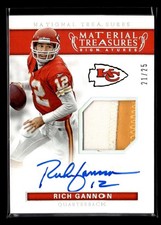 2017 Panini National Treasures Rich Gannon Patch Auto Autograph /25 SE2845