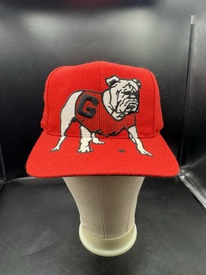 Vintage 90s Georgia Bulldogs Signature SnapBack Hat Cap Big Logo