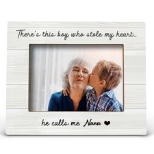 Nana Picture Photo Frame - Best Nana Mothers Day Birthday Gifts for Nana, Fir...