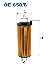 Ölfilter FILTRON OE 650/6 Filtereinsatz für VW TOUAREG 7P5 7P6 7LA 7L6 7L7 3D1 3