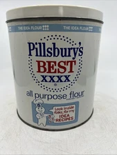 Vintage Authentic Pillsbury Best XXXX All Purpose Flour J.L. Clark 
