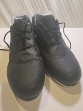 Bloch Black Leather Tap Shoes Ladies 9 M Shockwave 2AT