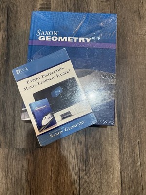 Saxon Math, Geometry, Textbook, Solution, Manual And dvd