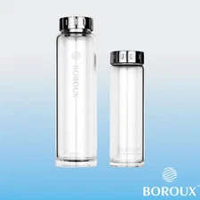 Boroux Original Bottle - Glass Water Bottle made with Real Borosilicate Glass