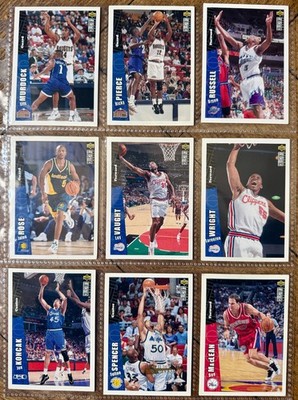1996-97 Upper Deck Collector s Choice NBA Basketball Cards (9 Stck)