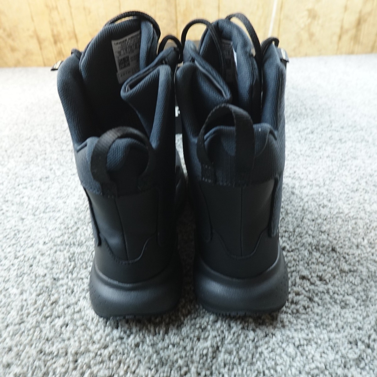 NWT Size 12 Under Armour StellarZip Waterproof Black Tactical Boots Under Armour Stellar G2 Side Zip Boots | Zipper Side Boots main image 3