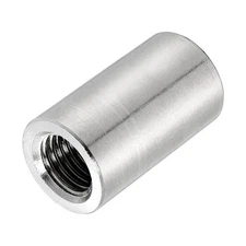 1Pcs 304 Stainless Steel M20x2.5mm Round Coupling Nuts, 1.18x1.97"(ODxH)