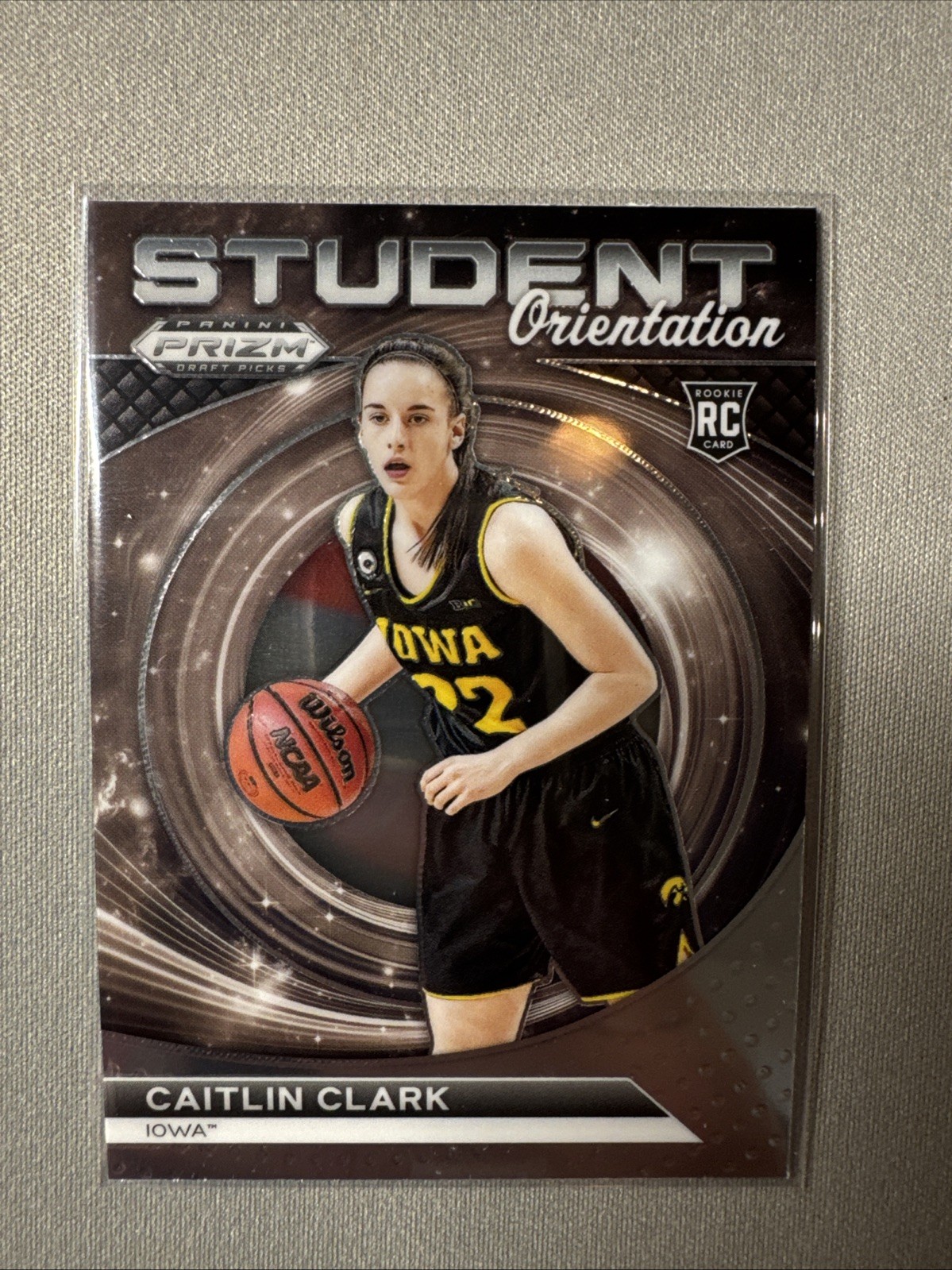 2024 Panini Prizm Draft Picks - Student Orientation Caitlin Clark #22 (RC)