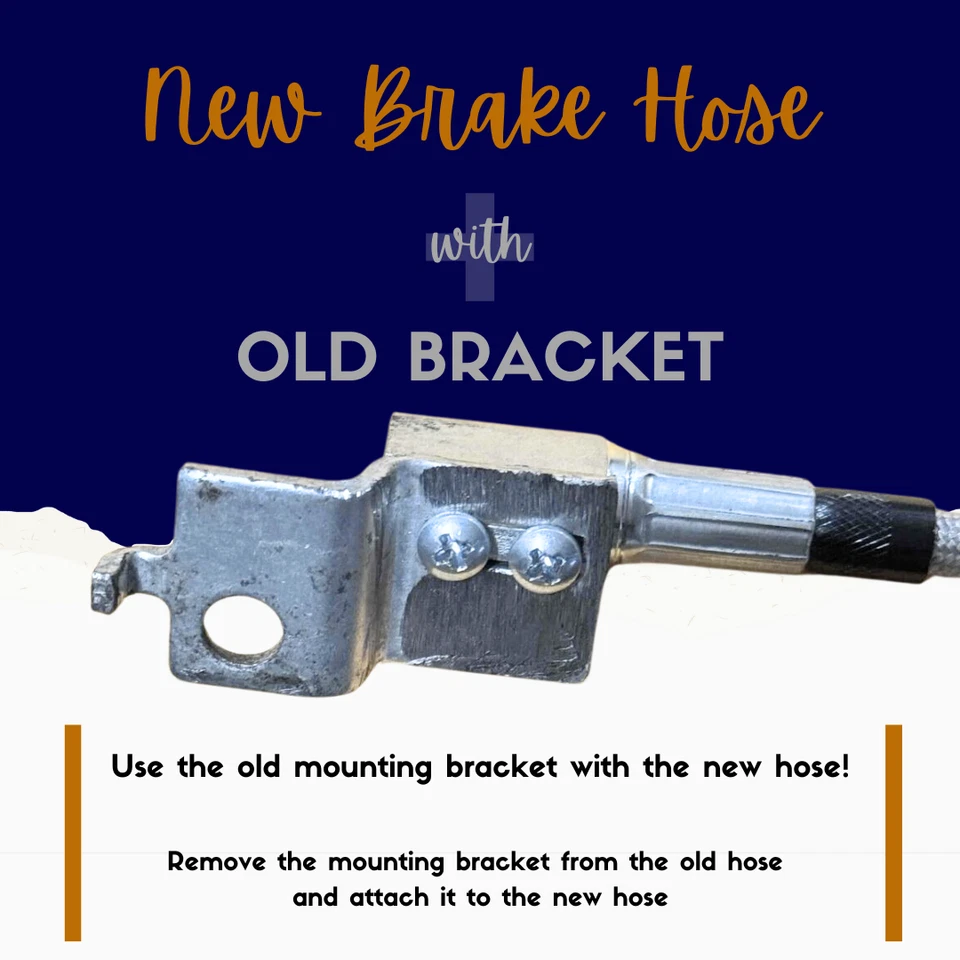 适用于吉普牧马人 1997 - 2006 制动软管套件后鼓-HSK0049SS-CPP — 第 2/2 张图片