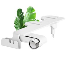 Bidet Attachment for Toilet with Phone Holder and Hook,Non-Electric Self-Clea...