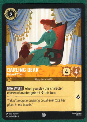 Darling Dear - Beloved Wife - Reign of Jafar #16 - Disney Lorcana TCG Card