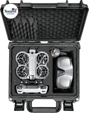 Waterproof Hard Carrying Case for DJI Neo 2 Drone, Fly More Combo, DJI RC 2, RC