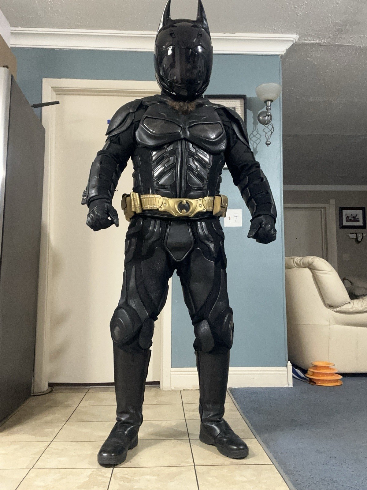 UD Replicas Batman TDK  Motorcycle Bike Leather Suit Costume Jacket Prop XLARGE