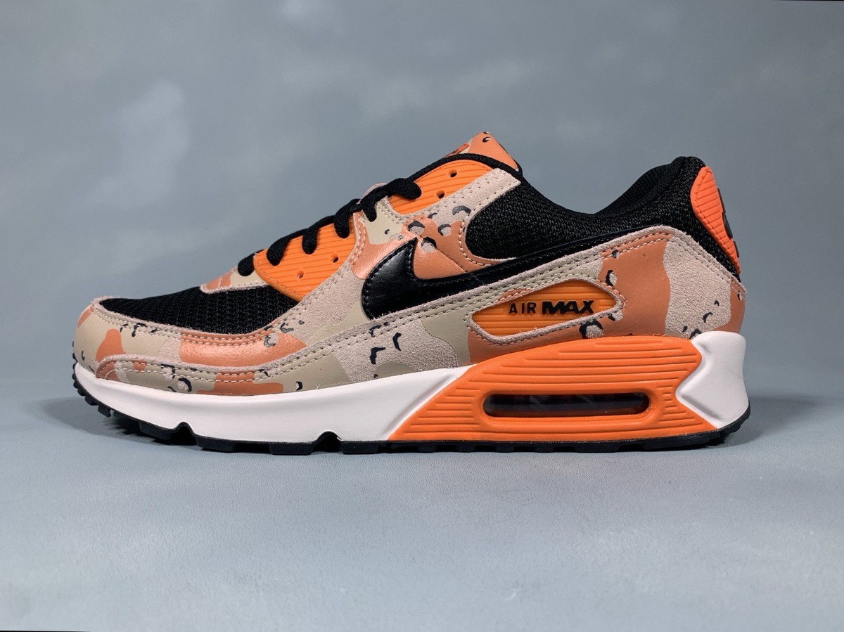 orange camo air max 90