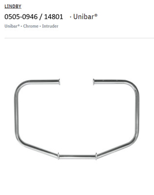 LINDBY CHROME UNIBAR 14801 SUZUKI INTRUDER / BOULEVARD (NEW IN BOX)