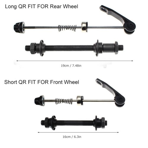 CYSKY Bike Axle Quick Release Skewer Front Rear Bicycle Axle Wheel Hub Fit for - Picture 5 of 9