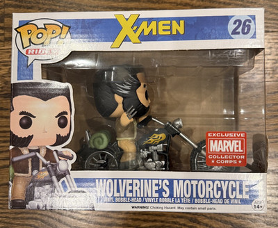 Funko Pop Marvel Collector Corps Lot - 26 Wolverine's Motorcycle - X-Men