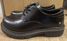 The Art Company Women’s Marina City Oxford Black Leather Shoes - Size UK 6 