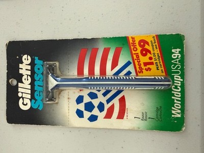 Gillette Sensor World Cup USA '94 Cartridge Razor w/ 1 Cartridge 2-Blade