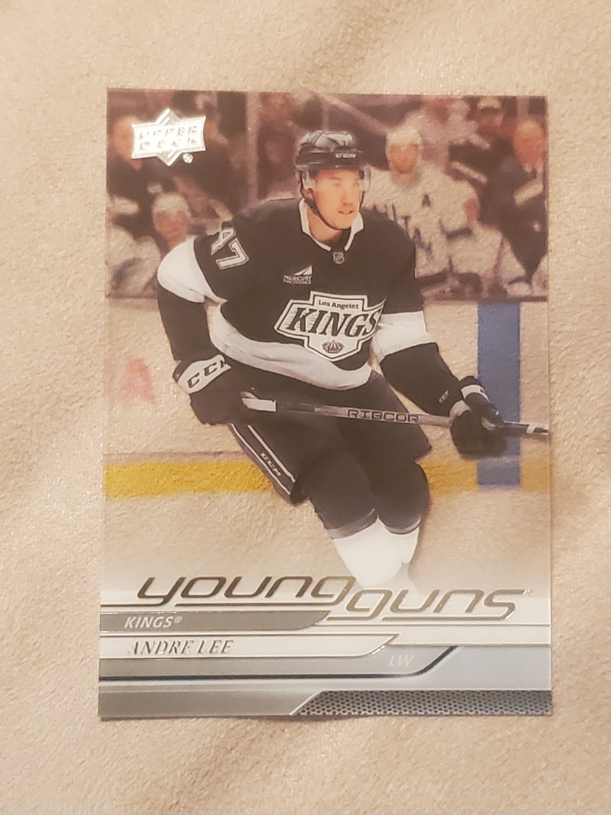 2024-25 Upper Deck Series 2 Andre Lee Young Guns Clear Cut #482 LA KINGS