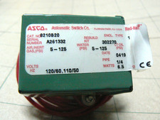 ASCO, Red Hat, 8210B20 , 1/4" Solenoid Pilot Valve, 120Vac.,New.   A 