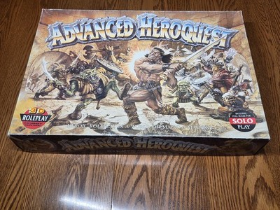 Advanced HeroQuest Games Workshop Board Game #0571 - Unplayed, Missing Shields
