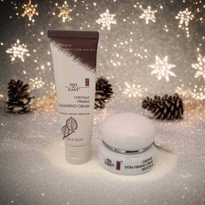 WEI EAST Chestnut/Black Soy Extra Firming Cream and Firming Cleansing Cream SEAL