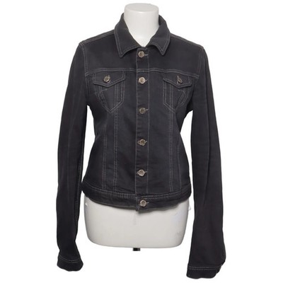 Bamboo, Jeansjacke, Damen, Größe: 40, Schwarz, Baumwolle/Elasthan #JDf