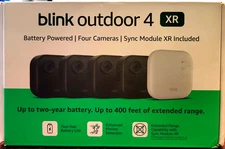 Blink Outdoor 4 XR Four Wireless Camera System w/ Sync Module XR - NEW