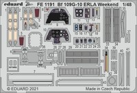 Eduard Accessories FE1191 - 1:48 Bf 109G-10 Erla Weekend 1/48 For Eduard - Neu