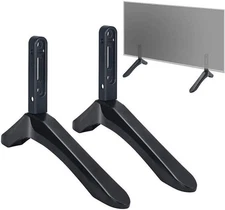 TV Base Pedestal Feet TV Stand Legs for Televisions with Mounting Holes