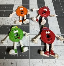vintage Lot Of 4 1992 Life Savers bendy figures