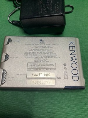 Kenwood Portable Minidisc Player DMC-G3, for parts | eBay