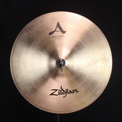 Used Zildjian 19'' A Thin Crash - 1628g (video demo)