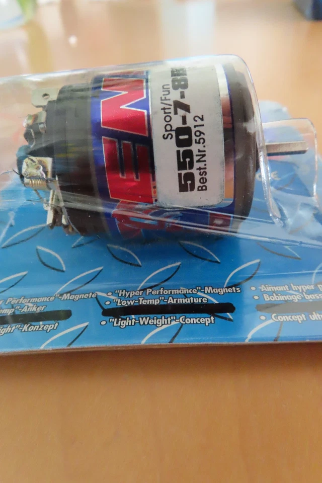 LRP ZENIT 5912 RC Motor SPORT/FUN 550-7-8BB 9V TUNING Engine Brushed NEW NIB - Bild 3 von 4