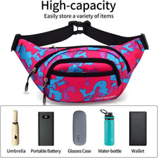 Large Fanny Packs for Women, 5-Zipper Pockets Water Resistant Practical Waist...