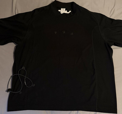 Nike x Off-White Black Short Sleeve XXL Men's Logo Crew Neck Activewear T-Shirt