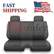 Bench Seat Cover For Toyota Tacoma 1995-2004 For 2-3 Inch Shifter Cutout - Gray