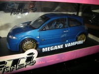 1:18 Norev Renault Megane Vampire Blue/Blau In Ovp Limited Edition