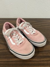 Vans Old Skool Girls Size 2 Missy Pink Lace Up Low Top Skate Sneaker Shoes Ward