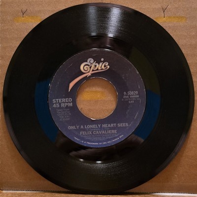 Felix Cavaliere - Only A Lonely Heart Sees / You Turned Me Around - 45rpm Epic