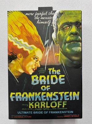 NECA Universal Monsters Ultimate The Bride of Frankenstein Color 7'' Figurine NIB