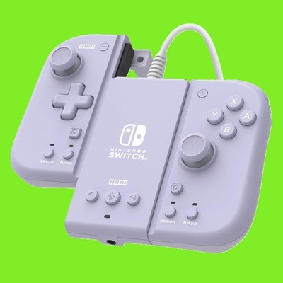 HORI Split Pad Compact Controller Attachment Set - Lavender for Nintendo Switch