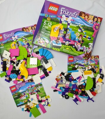 Lego Friends Puppy pack 41300 Championship 41301 Parade 41302 Pamper  Complete