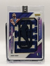 JADEN HARDY 2022-23 Panini Rookie Logos Jumbo LOGOMAN Edition  1/1 MAVERICKS