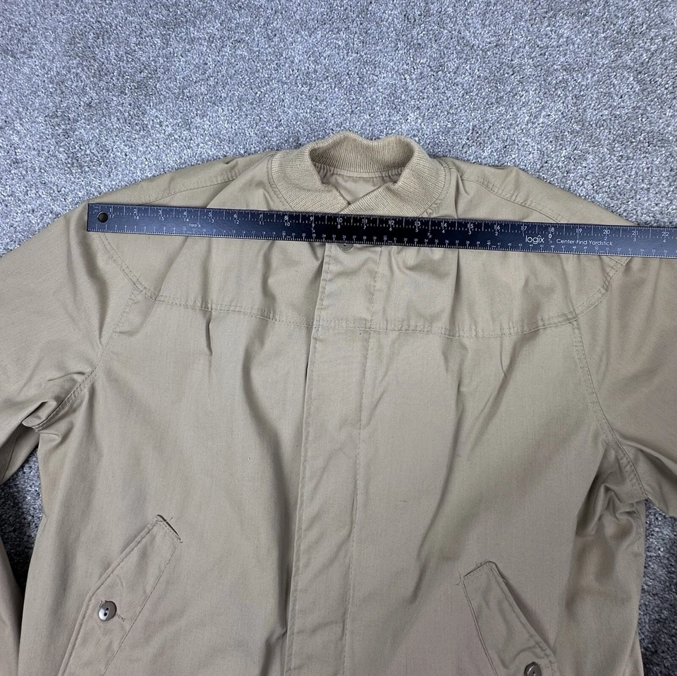 Chaqueta De Colección The Original La paz by Catalina Hombres 42 L Caqui Ventilado Abrigo Bomber Foto 4 de 4