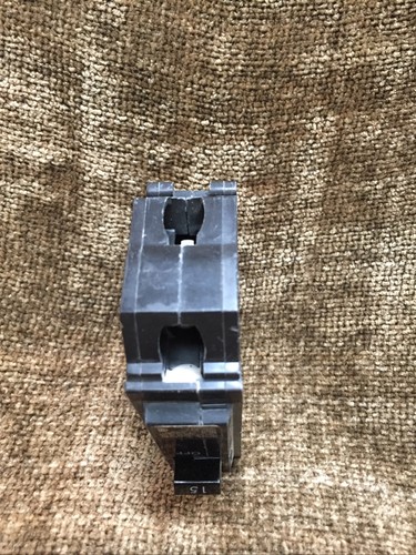 GE Single Pole 15A Circuit Breaker HACR type THQL NE1953 40C - Picture 7 of 11