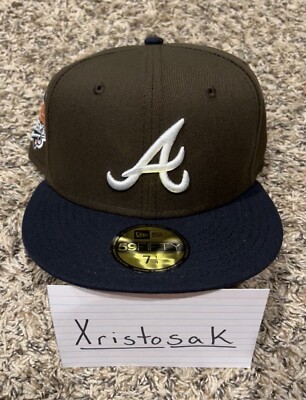 【完売商品】LP5950 ATLBRA CHROME WHT NVY Atlanta Braves Chrome 59FIFTY Fitted Hat – New Era Cap